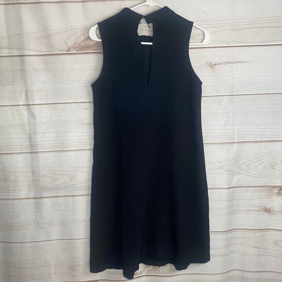 Bar III Black Sleeveless Keyhole Back Mini Dress Size XS - Picture 3 of 5